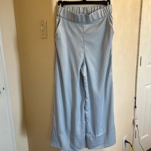 Zara Woman Blue Trousers Pants Slight Flare Size XS. Unworn
